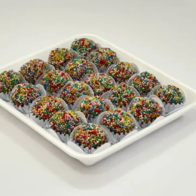 Brigadeiro baby colorido